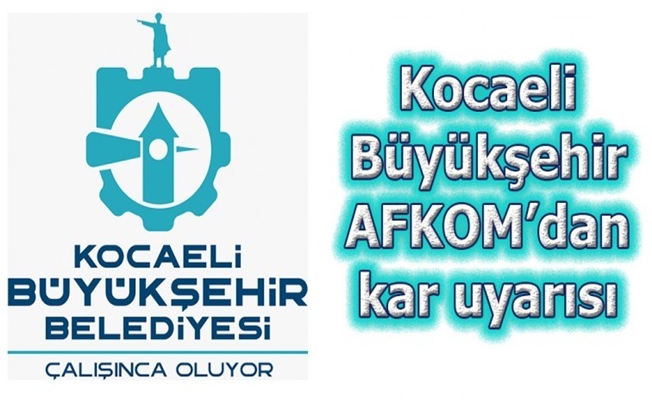 AFKOM’dan kar ve soğuk uyarısı