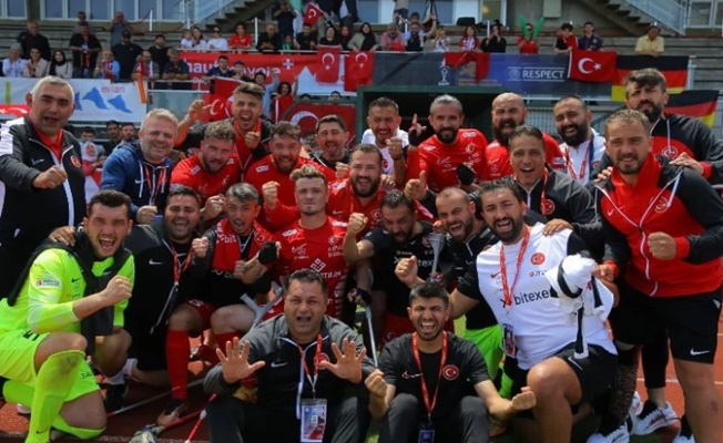 Ampute Milli Futbol Takımı 3. kez Avrupa Şampiyonu oldu