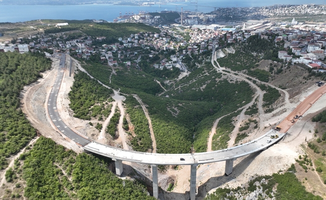 Dilovası Hastane Yolu'nda ilerleme yüzde 90