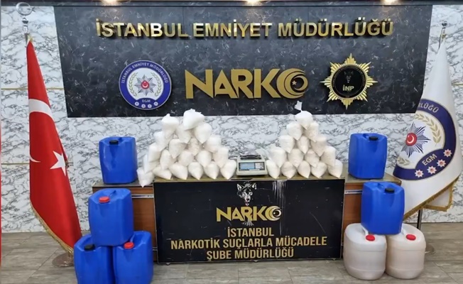 “NARKOÇELİK-45” operasyonlarında tonlarca uyuşturucu ele geçirildi