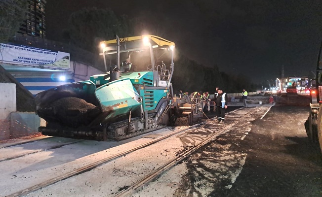 Alikahya’daki menfez yeniden trafiğe açıldı