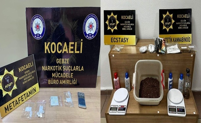 Kocaeli'de narkotik operasyonu; 3 kişi tutuklandı!