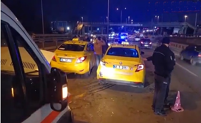 Gebze'de zincirleme kaza : 1 yaralı