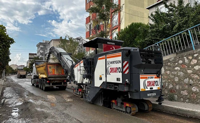 Çayırova Yavuz Sultan Selim Caddesi yenileniyor