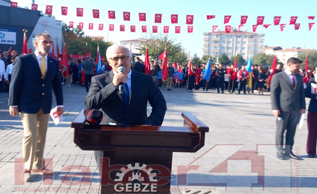 29 Ekim Cumhuriyet Bayramı Gebze'de kutlandı!