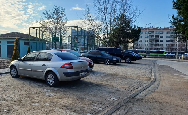 Kuruçeşme’de otopark alanı yenilendi